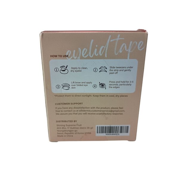 Silkdermis Eyelid Tape 160 Count 0.5mm - Picture 2 of 4